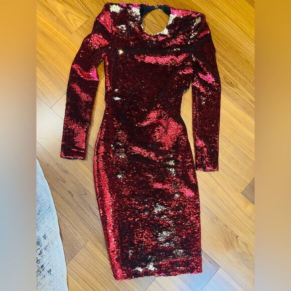 Alexandre Vauthier Sequin Pink and Gold Dress NWOT - Picture 10 of 13